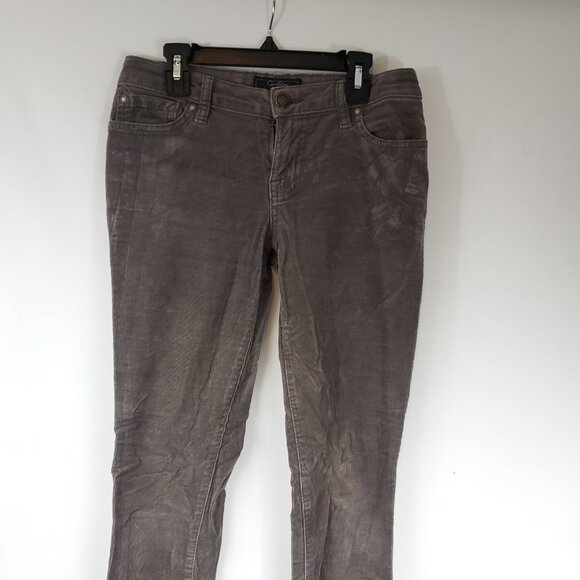 Jessica Simpson Forever Skinny Greyish Brown Corduroy Style Skinny Pants Sz 26R - Picture 2 of 14